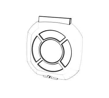 Behuizing voor (nautische) reddingsboei