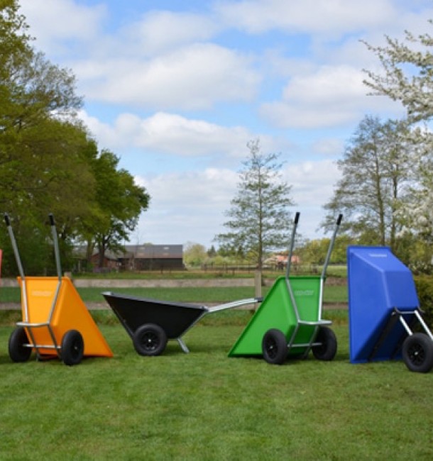 Kunststofbakken voor kruiwagens